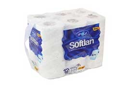 دستمال کاغذی سافتلن 12 قلو