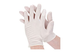 دستکش لاتکس پودری
