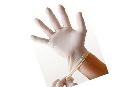 دستکش لاتکس غیر پودری