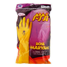 دستکش ساق بلند سایز متوسط رز مریم