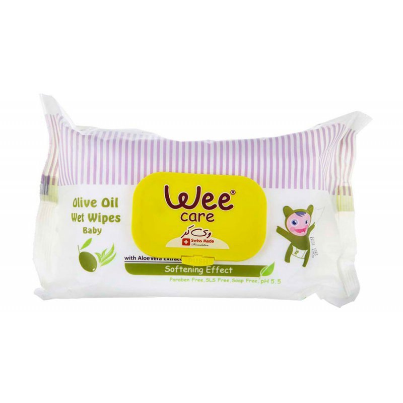 دستمال مرطئب کودک وی با روغن زیتون