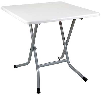 میز مربع تاشو کد723 در ابعاد 75×80×80