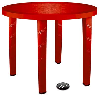 میز کد 822 رنگ قرمز